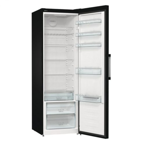 Gorenje R619EABK6 Egyajtós hűtőszekrény E,398L,Nofrost nélkül,38 dB,Szél: 59.5 cm,Mag: 185 cm,Mély: 66.3 cm
