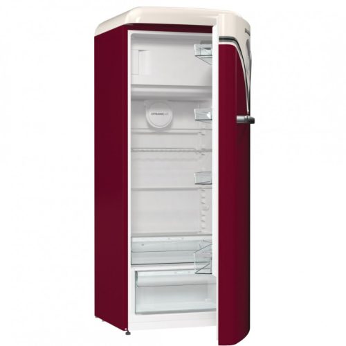 Gorenje OBRB615DR Egyajtós hűtőszekrény fagyasztóval D,225L/22L,Nofrost nélkül,38 dB,Szél: 59.5 cm,Mag: 152.5 cm,Mély: 66.1 cm