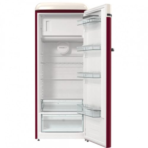 Gorenje OBRB615DR Egyajtós hűtőszekrény fagyasztóval D,225L/22L,Nofrost nélkül,38 dB,Szél: 59.5 cm,Mag: 152.5 cm,Mély: 66.1 cm