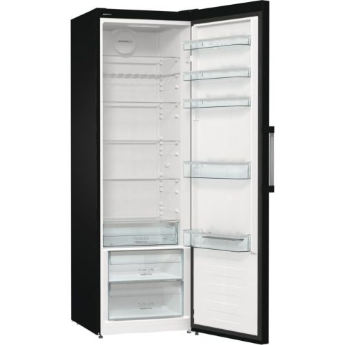 Gorenje R619DABK6 Egyajtós hűtőszekrény D,398L,Nofrost nélkül,38 dB,Szél: 59.5 cm,Mag: 185 cm,Mély: 66.3 cm