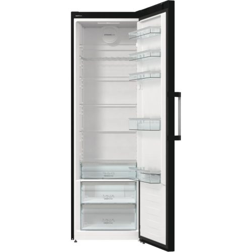 Gorenje R619DABK6 Egyajtós hűtőszekrény D,398L,Nofrost nélkül,38 dB,Szél: 59.5 cm,Mag: 185 cm,Mély: 66.3 cm