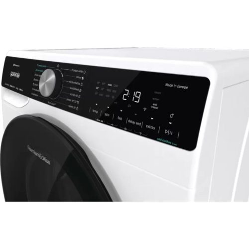 Gorenje WNS94ATWIFI Elöltöltős mosógép A,9 kg,Normál mélység,1400 ford/perc,76 dB,Inverter motorral,Gőzfunkcióval