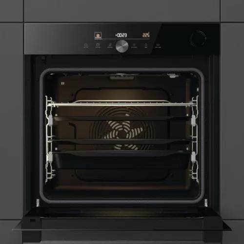 Gorenje BPSA6747DGWI Beépíthető Sütő 12 funkcióval,77 L,Teleszkópos sütősín,Pirolitikus