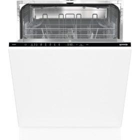   Gorenje GV642E90 Beépíthető mosogatógép, 13 teríték,11 L,6 prog.,47 dB,E,Alsó evőeszk.,60 cm,Digit.kijelző,Autom.ajtónyit.nélkül