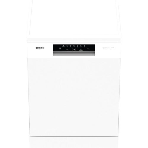 Gorenje GS643E90W Szabadonálló mosogatógép 16 teríték,11 L,6 prog.,47 dB,E,Felső evőeszk.,60 cm,Digit.kijelző,Autom.ajtónyit.nélkül
