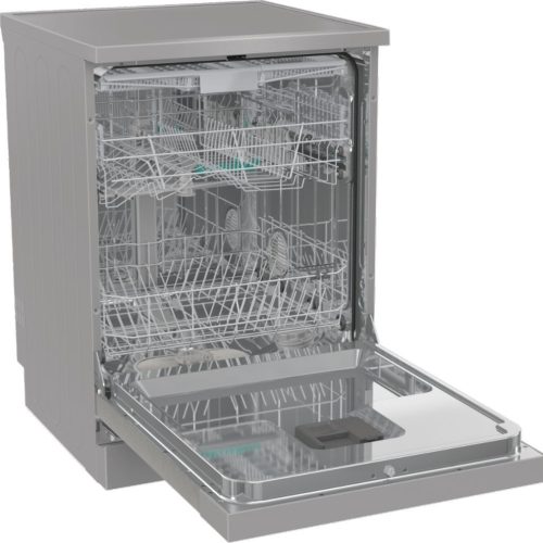 Gorenje GS643E90X Szabadonálló mosogatógép 16 teríték,11 L,6 prog.,47 dB,E,Felső evőeszk.,60 cm,Digit.kijelző,Autom.ajtónyit.nélkül