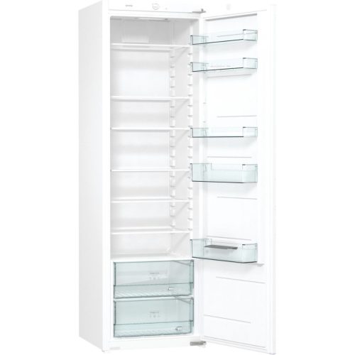 Gorenje RI418EE0 Beépíthető Egyajtós hűtőszekrény, E,301L,Nofrost nélkül,36 dB,Szél: 54 cm,Mag: 177.2 cm,Mély: 54.5 cm