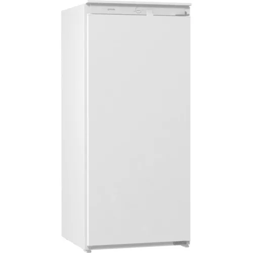 Gorenje RBI412EE1 Beépíthető Egyajtós hűtőszekrény fagyasztóval, E,165L/15L,Nofrost nélkül,39 dB,Szél: 54 cm,Mag: 122.5 cm,Mély: 54.5 c
