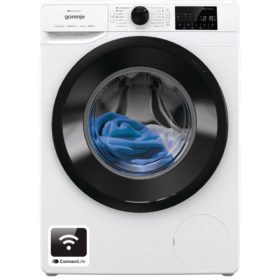   Gorenje WPNEI74A1SWIFI Elöltöltős mosógép A Energiaosztály, 7 kg, Normál mélység, 1400 fordulat/perc, Centrifugálási zajszint: 76 dB, Inverter motorral, Gőzfunkcióval