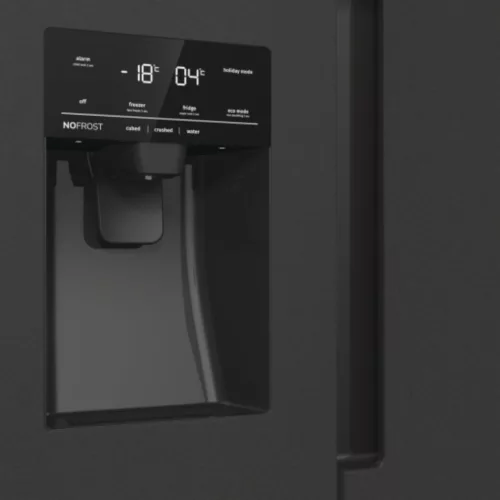 Gorenje NRR9185ESBXL Side-by-side hűtőszekrény E Energiaosztály, Hűtő: 376L, Fagyasztó: 190L, Nofrost, Zajszint: 39 dB, Szél: 91.5 cm, Mag: 178.6 cm, Mély: 69.8 cm, Digitális kijelzővel