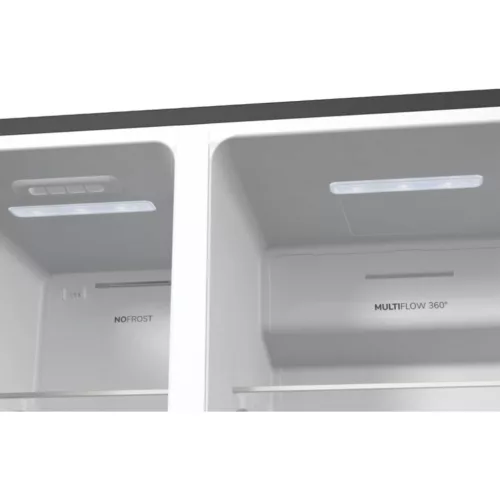 Gorenje NRR9185ESBXL Side-by-side hűtőszekrény E Energiaosztály, Hűtő: 376L, Fagyasztó: 190L, Nofrost, Zajszint: 39 dB, Szél: 91.5 cm, Mag: 178.6 cm, Mély: 69.8 cm, Digitális kijelzővel
