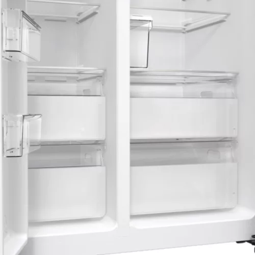 Gorenje NRR9185ESBXL Side-by-side hűtőszekrény E Energiaosztály, Hűtő: 376L, Fagyasztó: 190L, Nofrost, Zajszint: 39 dB, Szél: 91.5 cm, Mag: 178.6 cm, Mély: 69.8 cm, Digitális kijelzővel