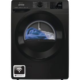   Gorenje DPNE82GNLWIFI/B Hőszivattyús szárítógép A++ Energiaosztály, 8 kg, Zajszint: 65 dB, Inverter motor nélkül