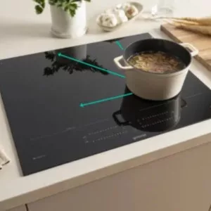 Gorenje GI6442BSCWF Beépíthető Indukciós főzőlap Keret nélküli,7,36 kW,Érintőszenzoros,Dupla AreaFlex