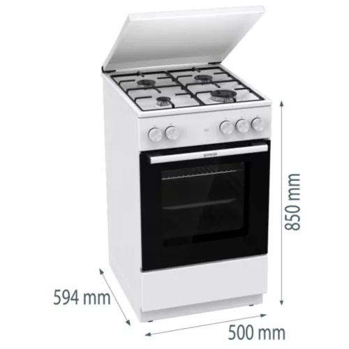Gorenje GG5A14WJ Gáztűzhely