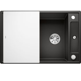   Blanco AXIA III 45S Silgránit Fekete színű üveg tart.Gránit mosogatótál (525840)