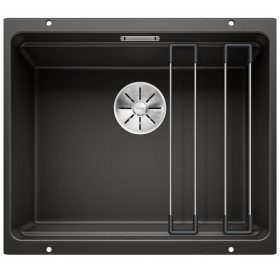   Blanco ETAGON 500-U-PD Fekete színű tart.Gránit mosogatótál (525887)