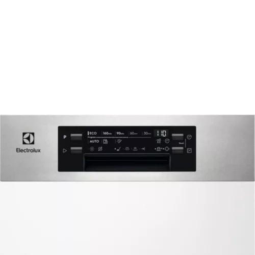 Electrolux EEM43300IX Beépíthető mosogatógép, 10 teríték,9.9 L,8 prog.,44 dB,D,Felső evőeszk.,45 cm,Digit.kijelző,Autom.ajtónyit.