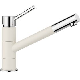   Blanco KANO-S Silgránit Törtfehér színű-CR Gránit - króm csaptelep (526953)