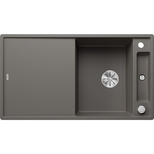Blanco AXIA III 5S Silgránit Vulkánszürke színű-EXC üveg tart.Gránit mosogatótál (527222)
