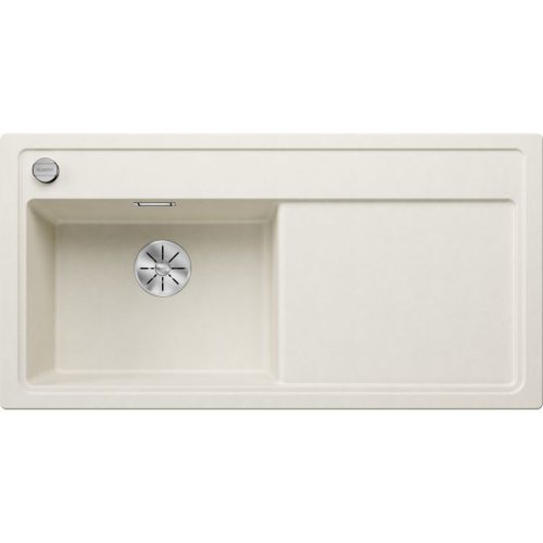 Blanco ZENAR XL 6S Silgránit Törtfehér színű-EXC balos fa tart.Gránit mosogatótál (527186)