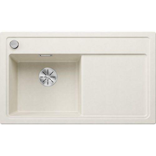 Blanco ZENAR 45S Silgránit Törtfehér színű-EXC balos fa tart.Gránit mosogatótál (527175)