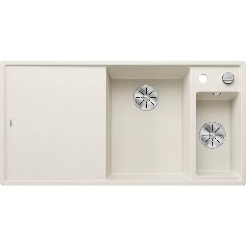 Blanco AXIA III 6S Silgránit jobbos Törtfehér színű üveg tart.Gránit mosogatótál (527045)