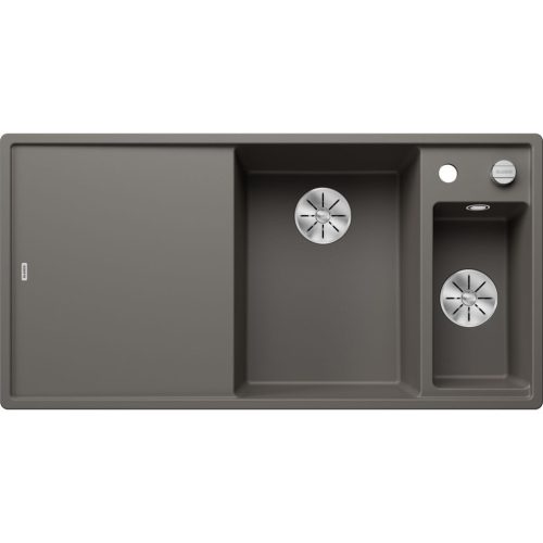 Blanco AXIA III 6S Silgránit jobbos Vulkánszürke színű fa tart.Gránit mosogatótál (527229)