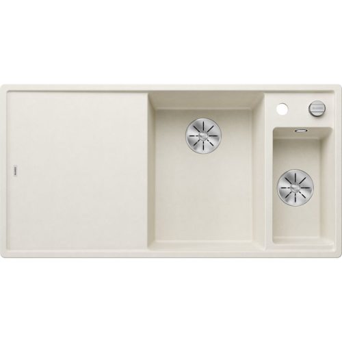 Blanco AXIA III 6S Silgránit jobbos Törtfehér színű fa tart.Gránit mosogatótál (527046)