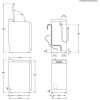 Electrolux EW6TN3272 Felültöltős mosógép E,7 kg,1151 ford/perc,77 dB,Inverter motor nélkül,Gőzfunkció nélkül