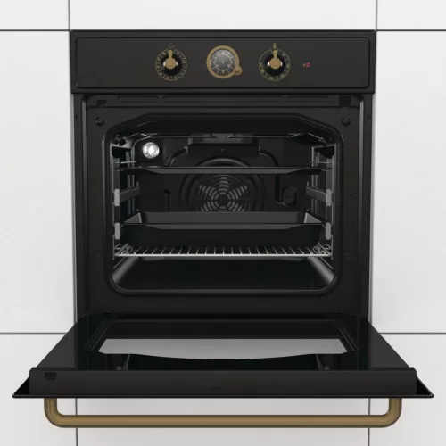 Gorenje BOS67372CLB Beépíthető Sütő 9 funkcióval,77 L,Teleszkópos sütősín nélkül,Gőztisztítás