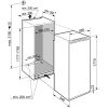 Liebherr IRBAd 5171-Jobb Beépíthető Egyajtós hűtőszekrény fagyasztóval, Do,152L/27L,Nofrost nélkül,34 dB,Szél: 55.9 cm,Mag: 177 cm,Mély: 54.6 cm