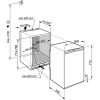 Liebherr IFNe 3503 BeépíthetőFagyasztószekrény, E/65L,Nofrost,34 dB,Szél: 55.9 cm,Mag: 72 cm,Mély: 54.6 cm