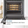 Bosch HBG579BS0 Beépíthető Sütő 13 funkcióval,71 L,Teleszkópos sütősín nélkül,Pirolitikus