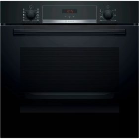   Bosch HRA574BB0 Beépíthető Sütő hozzáadott gőz funkcióval , Digit. Kijelzővel, 71 L, Teleszkópos sütősín nélkül, Öntisztító funkció: Pirolitikus