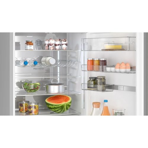 Bosch KGN49AIBT Alulfagyasztós hűtőszekrény E,311L/129L,Nofrost,35 dB,Szél: 70 cm,Mag: 203 cm,Mély: 67 cm