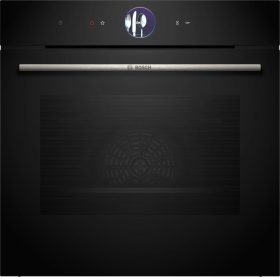   Bosch HBG7764B1 Beépíthető Sütő 14 funkcióval, Digit. Kijelzővel, 71 L, Teleszkópos sütősín nélkül, Öntisztító funkció: Pirolitikus
