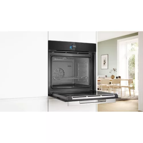 Bosch HSG7584B1 Beépíthető Gőzsütő 23 funkcióval,71 L,Teleszkópos sütősín,Gőztisztítás