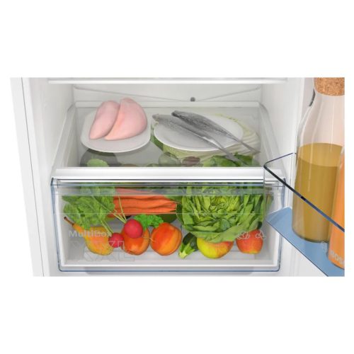 Bosch KIN96NSE0 Beépíthető Alulfagyasztós hűtőszekrény, E,214L/75L,Nofrosttal,34 dB,Szél: 54.1 cm,Mag: 193.5 cm,Mély: 54.8 cm,