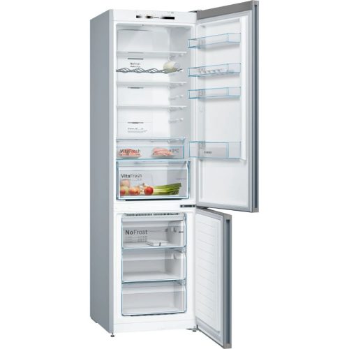 Bosch KGN392LDC Alulfagyasztós hűtőszekrény D,279L/89L,Nofrosttal,36 dB,Szél: 60 cm,Mag: 203 cm,Mély: 66 cm