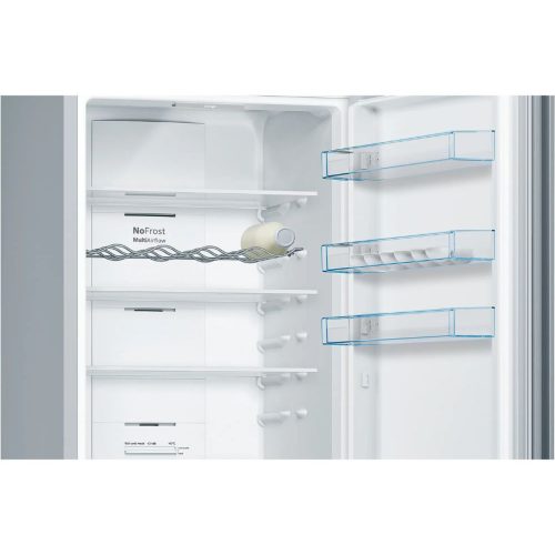 Bosch KGN392LDC Alulfagyasztós hűtőszekrény D,279L/89L,Nofrosttal,36 dB,Szél: 60 cm,Mag: 203 cm,Mély: 66 cm