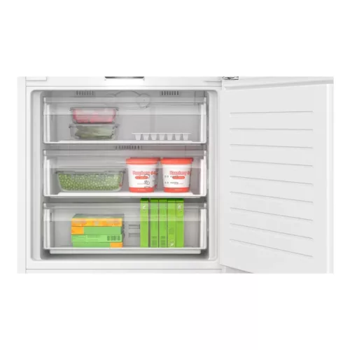 Bosch KBN96ADD0 Beépíthető Alulfagyasztós hűtőszekrény, D,284L/98L,Nofrosttal,33 dB,Szél: 70.8 cm,Mag: 193.5 cm,Mély: 56 cm,