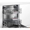 Bosch SMV4HTX00E Beépíthető mosogatógép, bútorlap nélkül 13 teríték, 9 L fogyasztás, 6 program,  46 db zajszint, D energiaosztály, Alsó evőeszköztartó kosár, 60 cm, Digit. kijelző