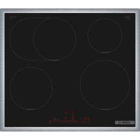   Bosch PIF645HB1E Beépíthető Indukciós főzőlap Fém keretes,7400 W,Érintőszenzoros,Gyerekzár,2 fázisra köthető