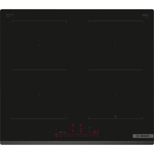 Bosch PVQ631HC1E Beépíthető Indukciós főzőlap Keret nélküli, 7400 W, Érintőszenzoros, Gyerekzár, Booster funkció, 2 fázisra köthető