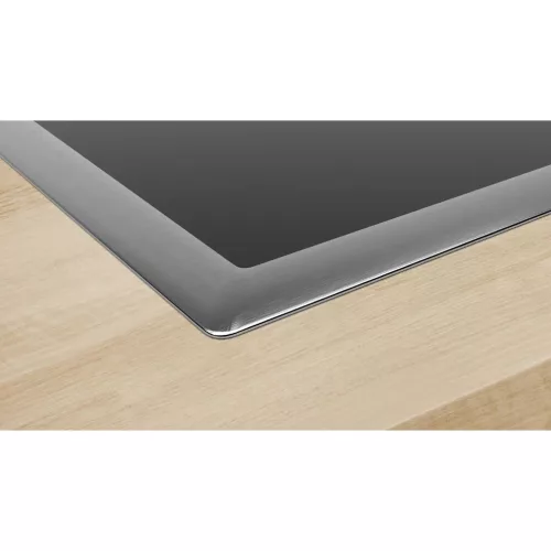 Bosch PVS645HB1E Beépíthető Indukciós főzőlap Fém keretes,6900 W,Érintőszenzoros,Gyerekzár,2 fázisra köthető
