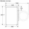 Bosch WGB256A2BY Elöltöltős mosógép A,10 kg,Normál mélység,1600 ford/perc,74 dB,Inverter motorral,Gőzfunkcióval