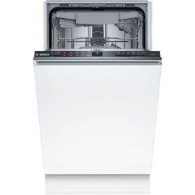   Bosch SPV2HMX42E Beépíthető mosogatógép, 10 teríték,9.5 L,5 prog.,46 dB,E,Felső evőeszk.,45 cm,Digit.kijelző,Autom.ajtónyit.nélkül