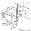 Bosch SPI4HMS49E Beépíthető mosogatógép, bútorlap nélkül 10 teríték, 9.5 L fogyasztás, 6 program,  44 dB zajszint, E energia, Felső evőeszköztartó , 45 cm, Digit. kijelző, Automata ajtónyitás nélkül