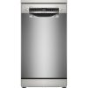 Bosch SPS4HMI49E Szabadonálló mosogatógép 10 teríték, 9.5 L fogyasztás, 6 program,  44 dB zajszint, E energia, Felső evőeszköztartó , 45 cm, Digit. kijelző, Automata ajtónyitás nélkül